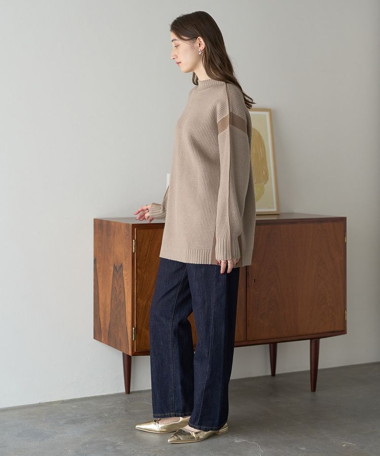 YECCA VECCA「配色ラインニット」|ニット・セーター|