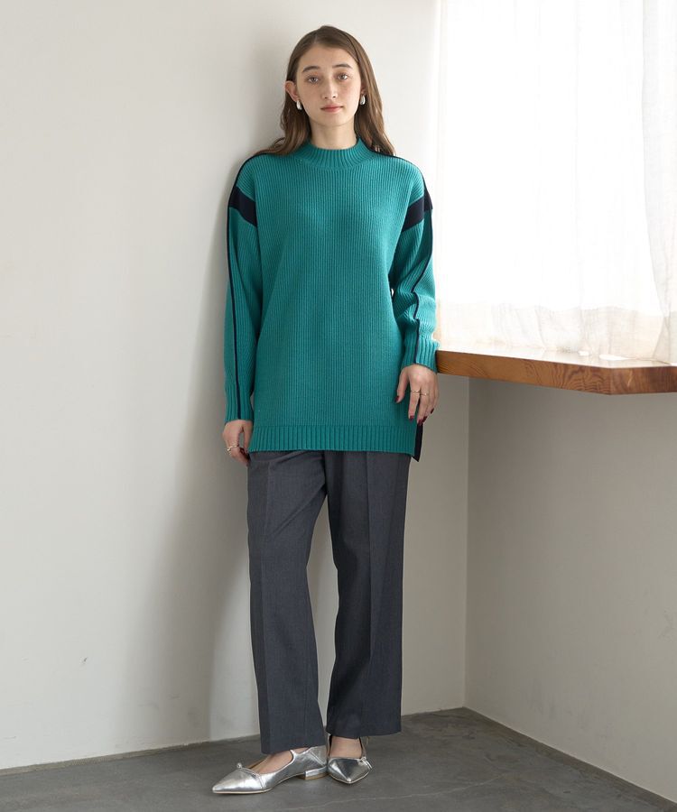 YECCA VECCA「配色ラインニット」|ニット・セーター|