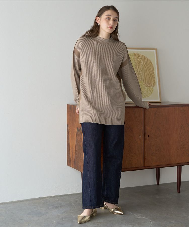 YECCA VECCA「配色ラインニット」|ニット・セーター|