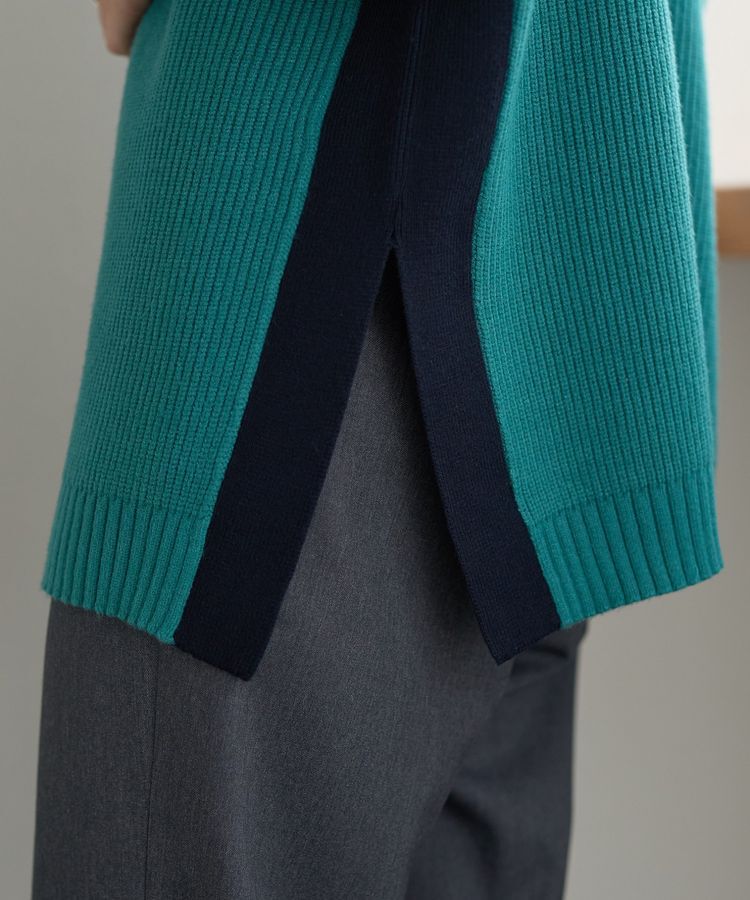 YECCA VECCA「配色ラインニット」|ニット・セーター|