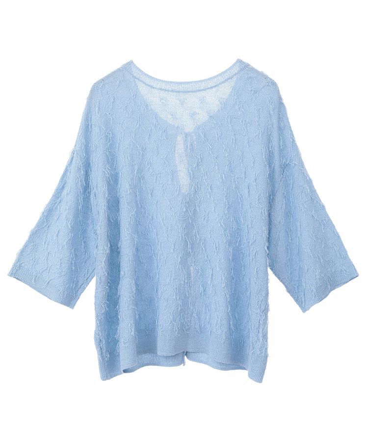 YECCA VECCA「2wayリボンフリンジニットカーディガン」|カーディガン|