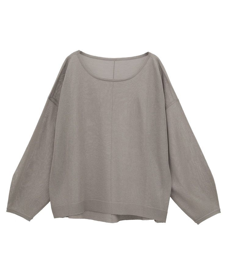 YECCA VECCA「シアーニットプルオーバー」|ニット・セーター|