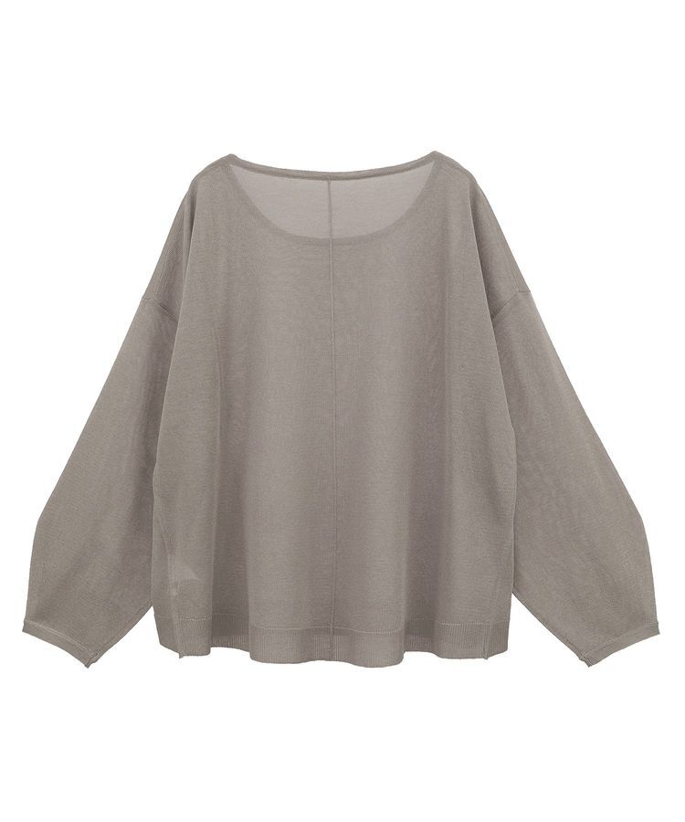 YECCA VECCA「シアーニットプルオーバー」|ニット・セーター|