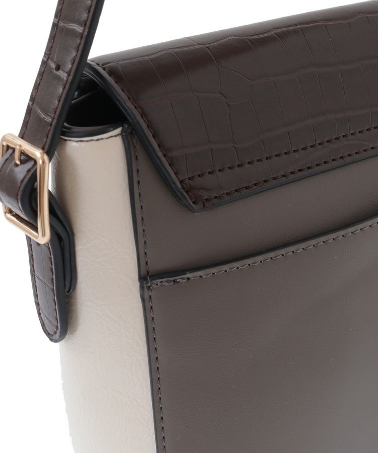 YECCA VECCA「配色メタルポイントバッグ」|ハンドバッグ|