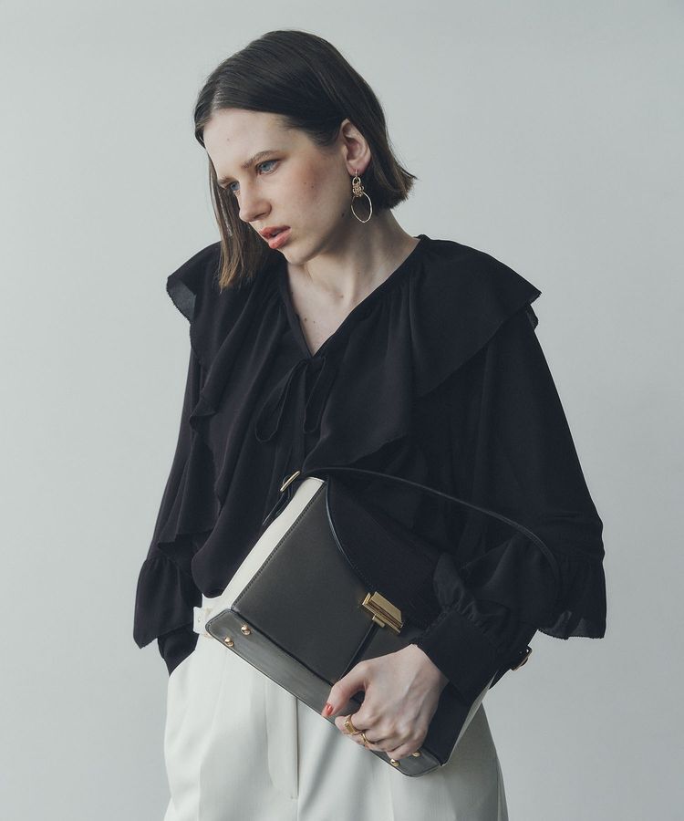 YECCA VECCA「配色メタルポイントバッグ」|ハンドバッグ|