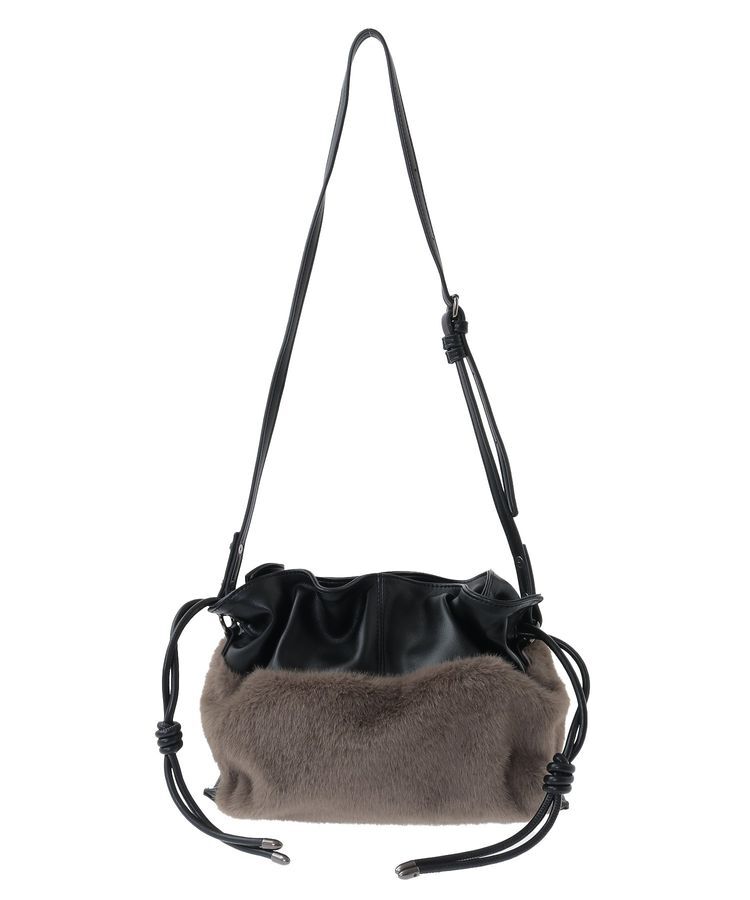 YECCA VECCA「2wayチェーンギャザーバッグ」|ハンドバッグ|