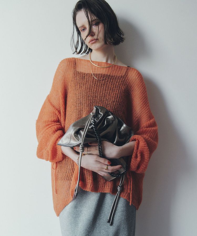 YECCA VECCA「2wayチェーンギャザーバッグ」|ハンドバッグ|