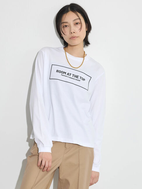 GARAGE OF GOOD CLOTHING「American Classic SignロンT MOTEL」|Tシャツ・カットソー|White