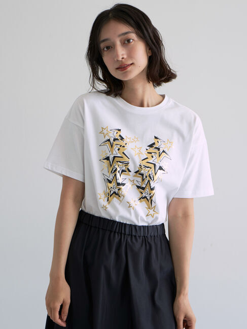 GARAGE OF GOOD CLOTHING「箔スターTシャツ」|Tシャツ・カットソー|