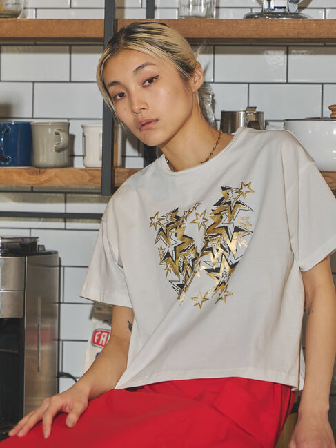 GARAGE OF GOOD CLOTHING「箔スターTシャツ」|Tシャツ・カットソー|