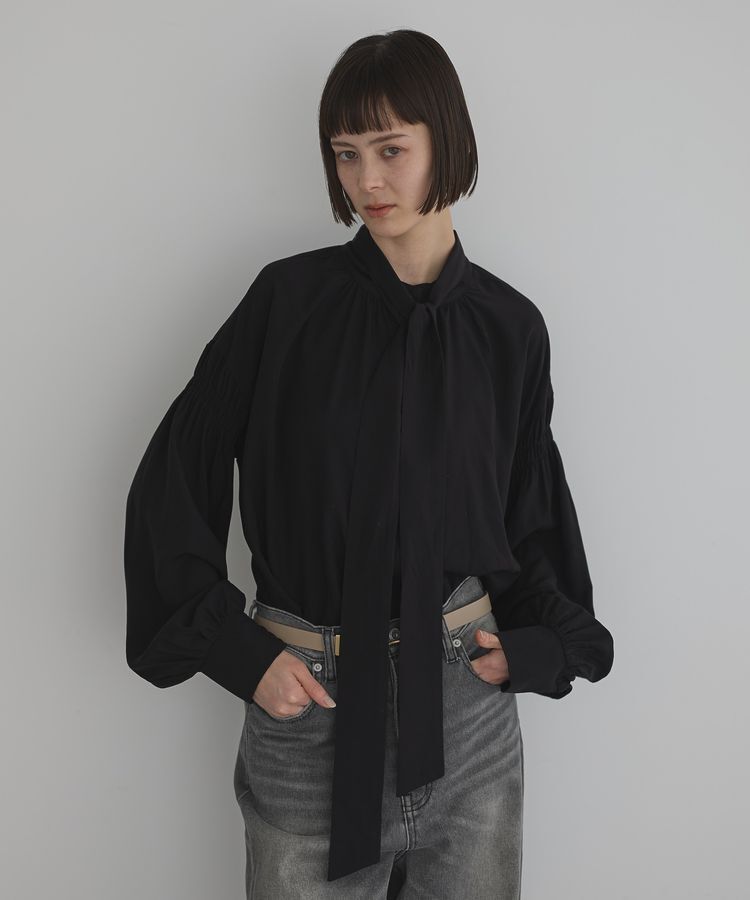GARAGE OF GOOD CLOTHING「ボウタイ付ブラウス」|シャツ・ブラウス|