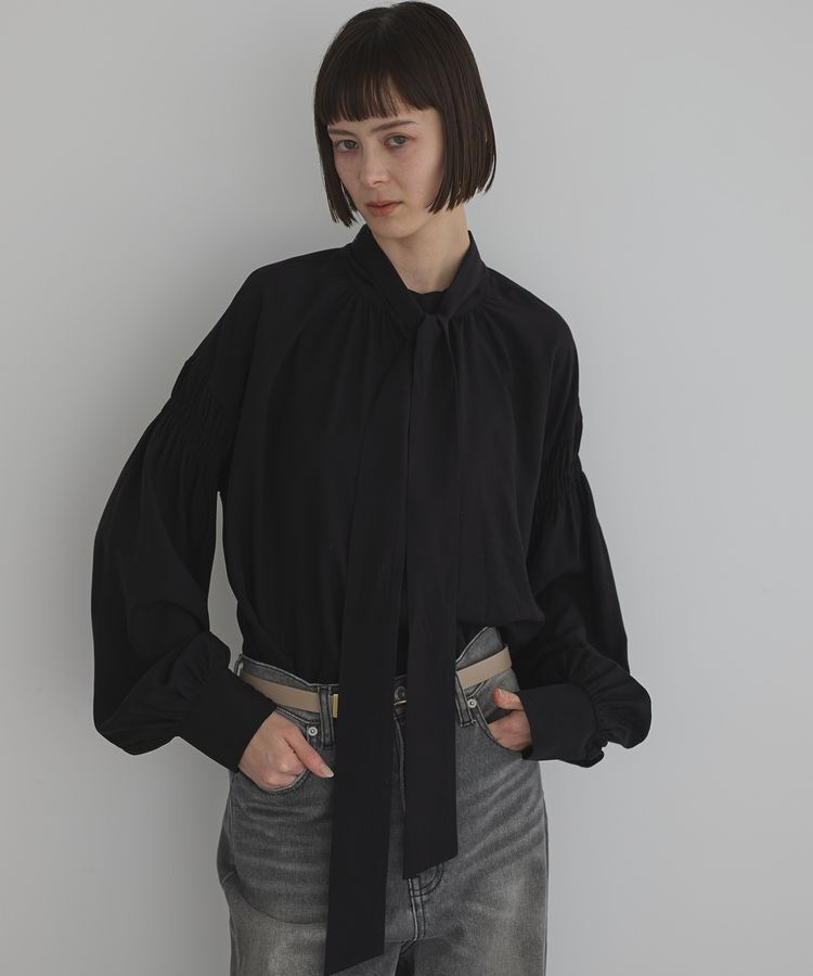 GARAGE OF GOOD CLOTHING「ボウタイ付ブラウス」|シャツ・ブラウス|