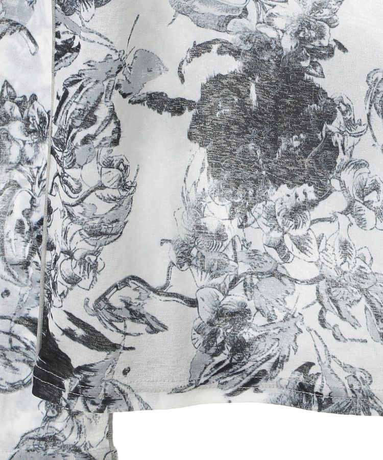 GARAGE OF GOOD CLOTHING「【日本製】フラワープリントハイネックプルオーバー」|Tシャツ・カットソー|