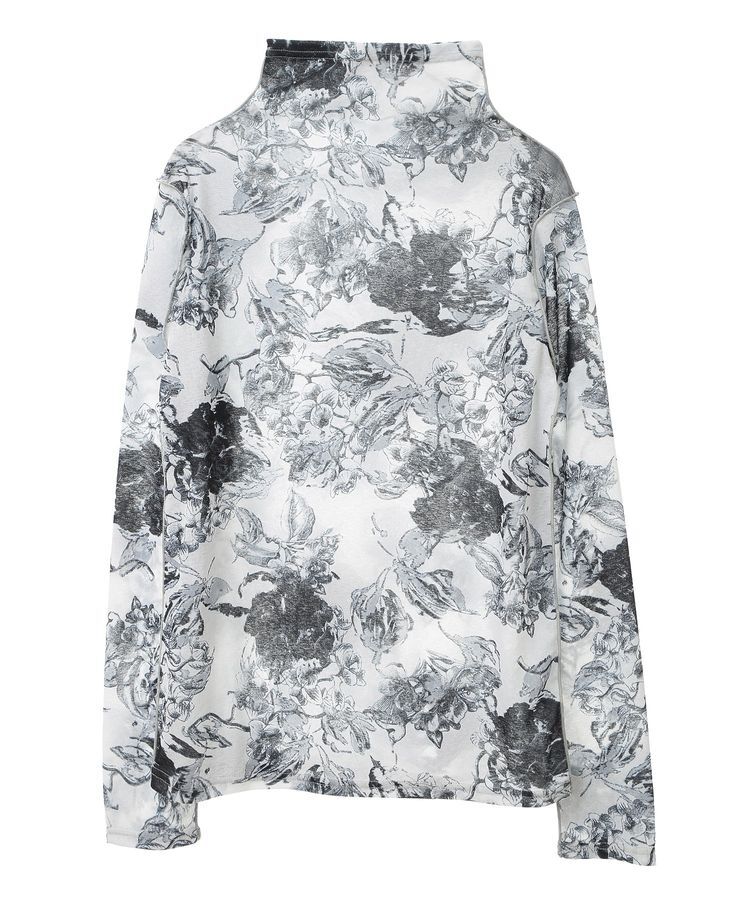 GARAGE OF GOOD CLOTHING「【日本製】フラワープリントハイネックプルオーバー」|Tシャツ・カットソー|