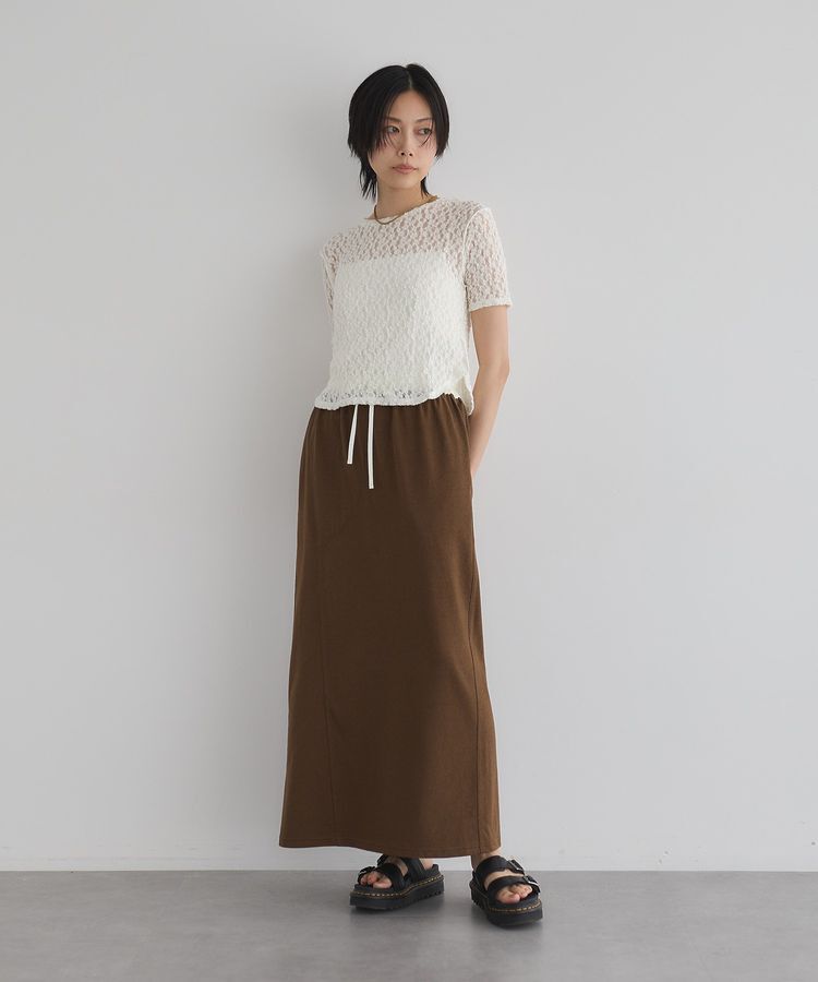 GARAGE OF GOOD CLOTHING「【日本製】シュリンクレースラウンドヘムプルオーバー」|Tシャツ・カットソー|