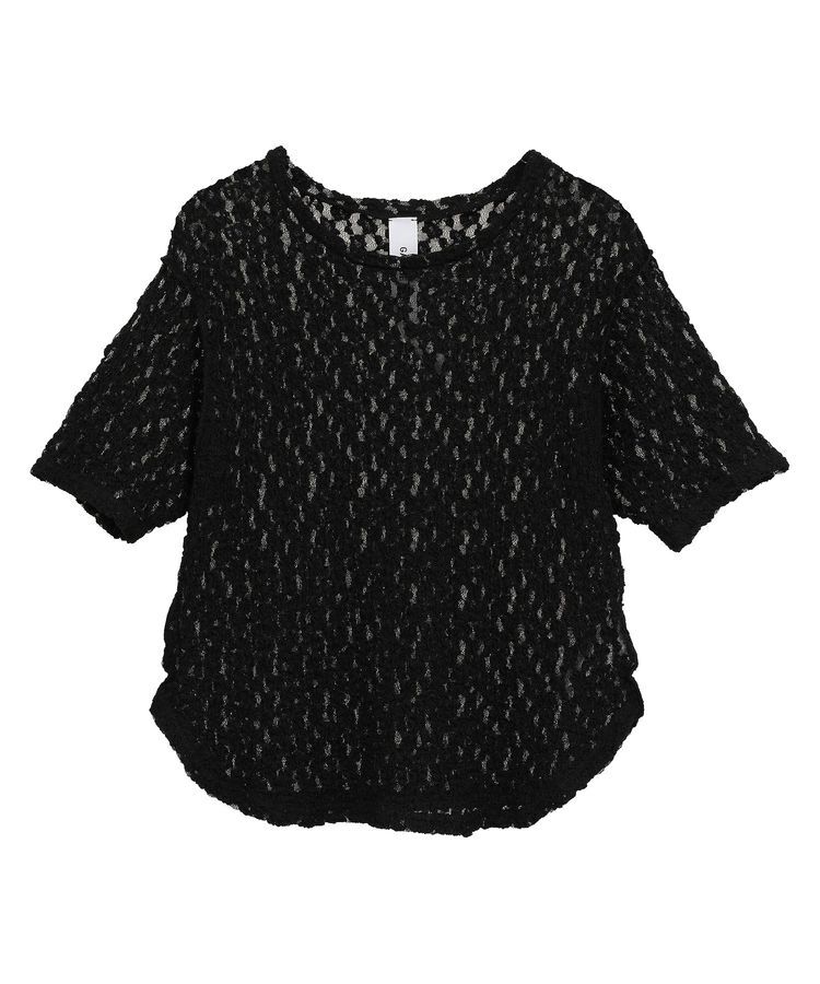 GARAGE OF GOOD CLOTHING「【日本製】シュリンクレースラウンドヘムプルオーバー」|Tシャツ・カットソー|