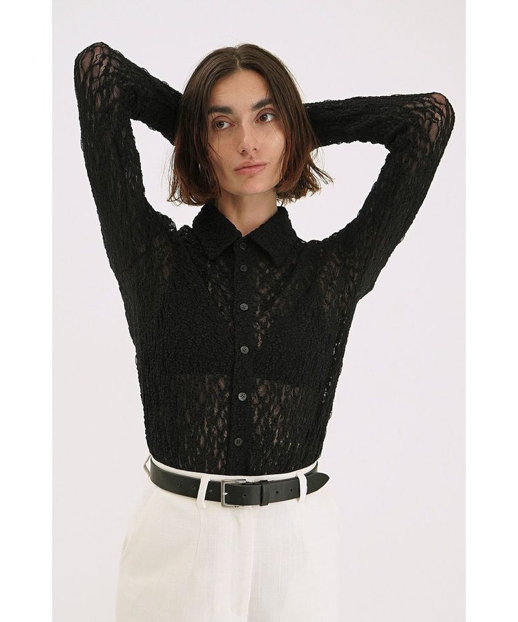 CLANE LADY LACE SHIRTレースシャツ CLANE】lady lace shirt（GARAGE OF GOOD CLOTHING）｜ルミネの