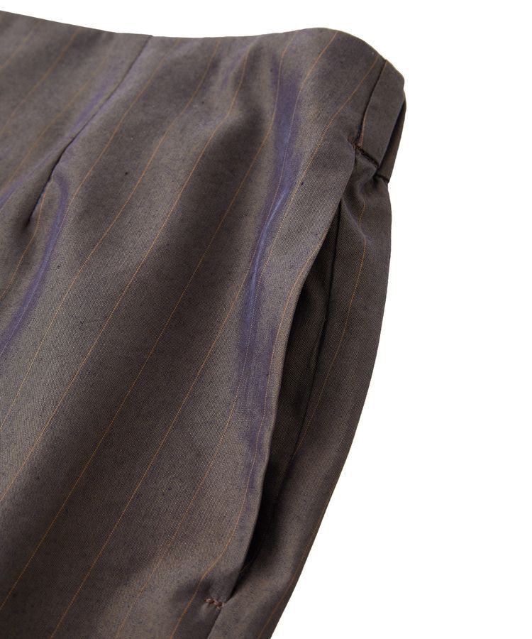 GARAGE OF GOOD CLOTHING「【日本製】ストライプサイドベンツロングスカート」|タイト|