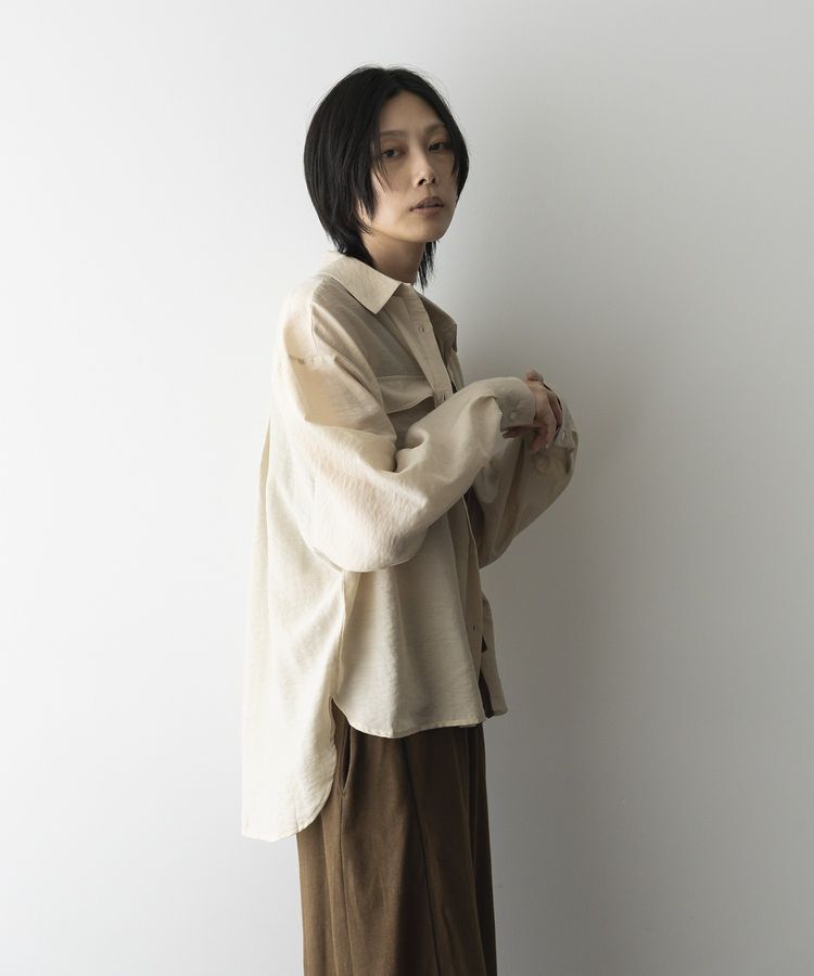 GARAGE OF GOOD CLOTHING「シアーBigシルエットシャツ」|シャツ・ブラウス|