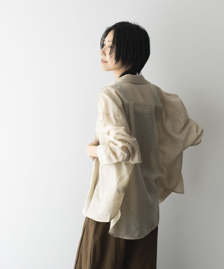 GARAGE OF GOOD CLOTHING「シアーBigシルエットシャツ」|シャツ・ブラウス|
