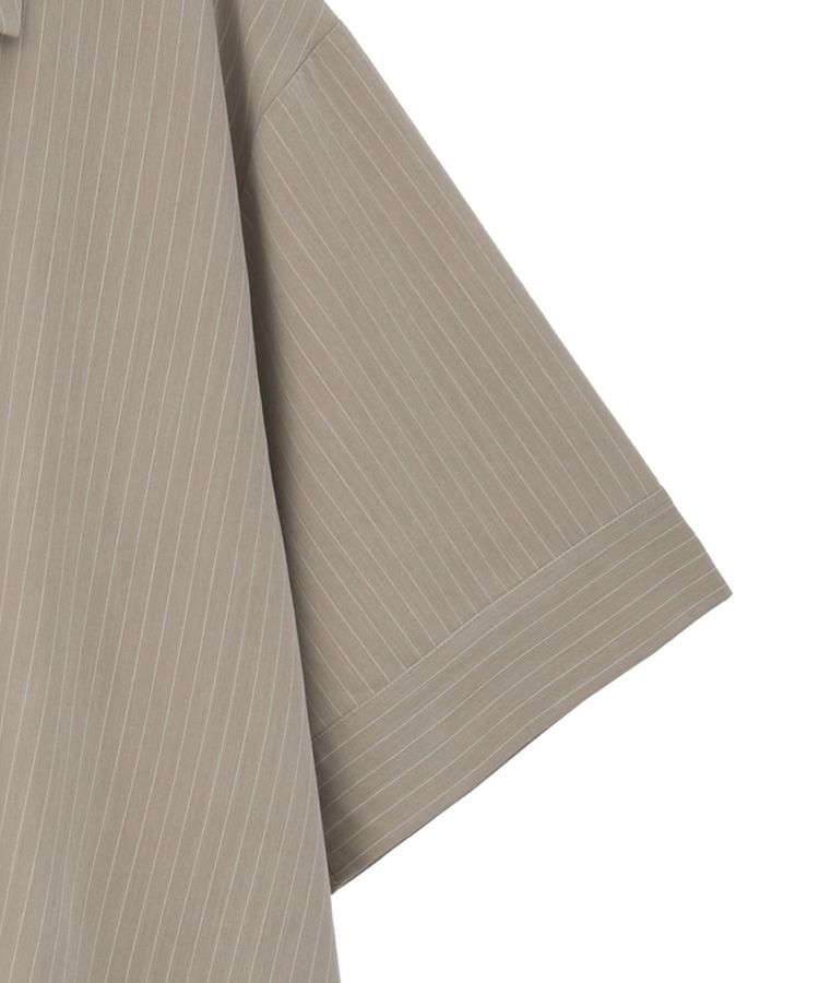 GARAGE OF GOOD CLOTHING「ストライプアシンメトリー７分袖ワンピース」|ワンピース|