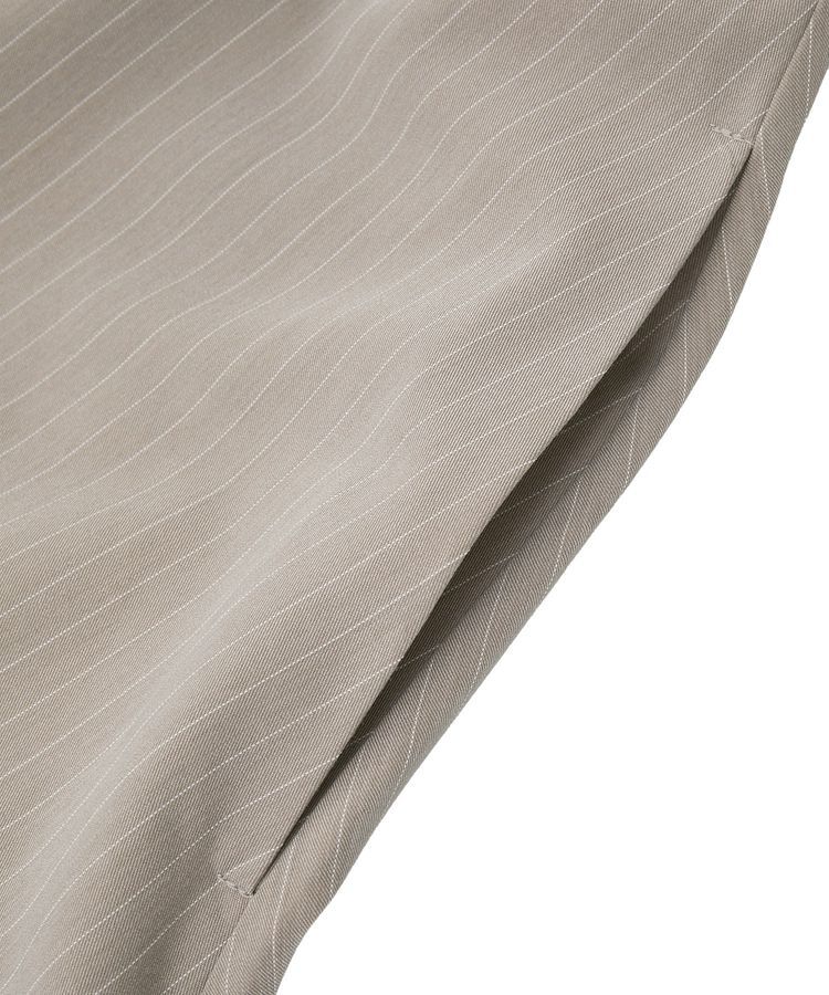 GARAGE OF GOOD CLOTHING「ストライプアシンメトリー７分袖ワンピース」|ワンピース|