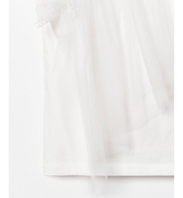 LOULOU WILLOUGHBY「【LOULOU WILLOUGHBY】チュールビスチェTシャツ」|Tシャツ・カットソー|