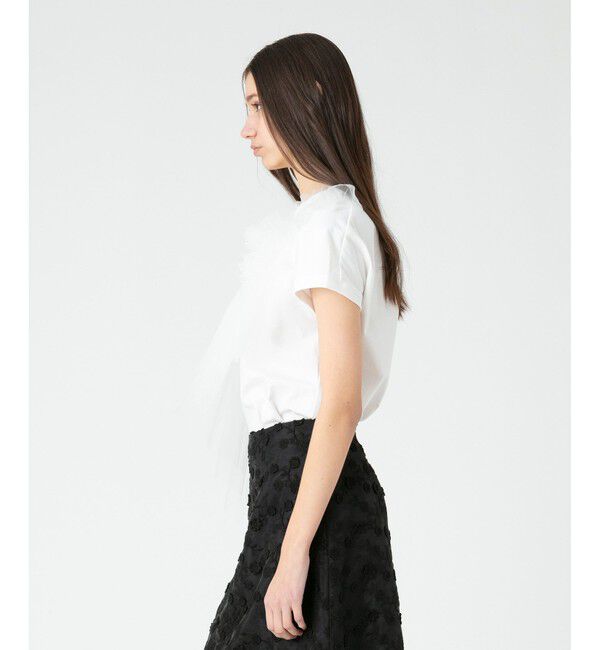 LOULOU WILLOUGHBY「【LOULOU WILLOUGHBY】チュールビスチェTシャツ」|Tシャツ・カットソー|