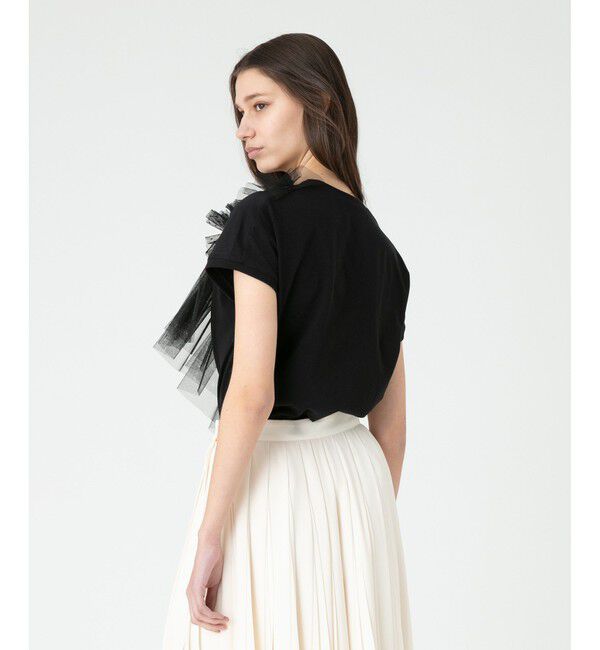 LOULOU WILLOUGHBY「【LOULOU WILLOUGHBY】チュールビスチェTシャツ」|Tシャツ・カットソー|