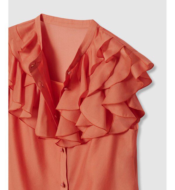 LOULOU WILLOUGHBY「【LOULOU WILLOUGHBY】ラッフルボリュームブラウス」|シャツ・ブラウス|