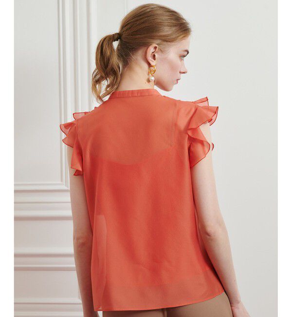 LOULOU WILLOUGHBY「【LOULOU WILLOUGHBY】ラッフルボリュームブラウス」|シャツ・ブラウス|