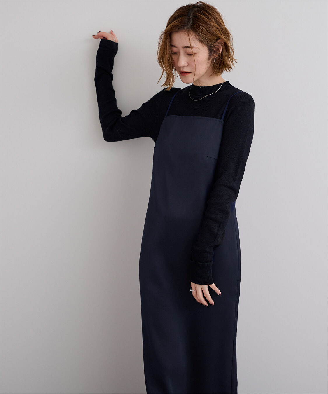 ur's「サテンキャミソールワンピース」|ワンピース|