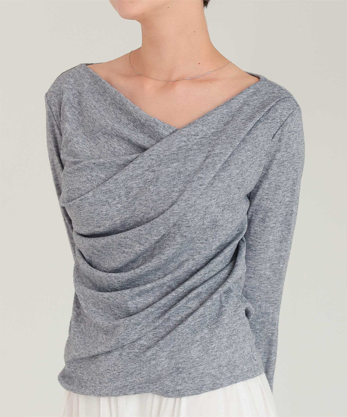 titivate「オフショルダーロングスリーブTシャツ」|Tシャツ・カットソー|