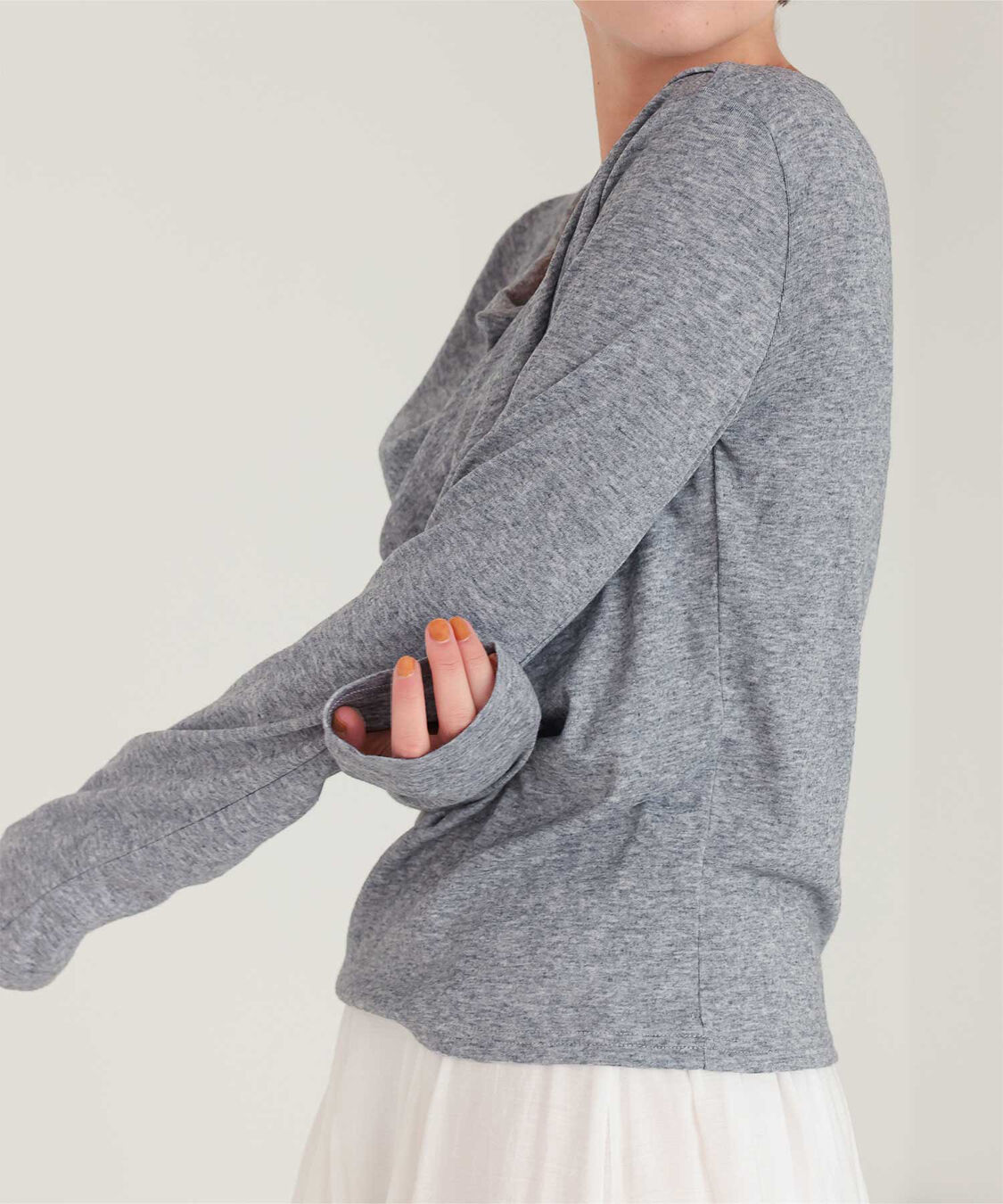 titivate「オフショルダーロングスリーブTシャツ」|Tシャツ・カットソー|