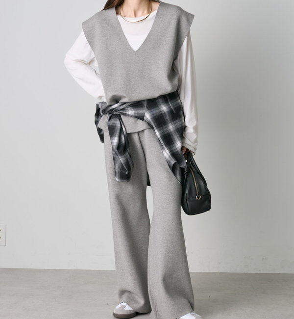  「ミラノリブニットベスト」|ニット・セーター|