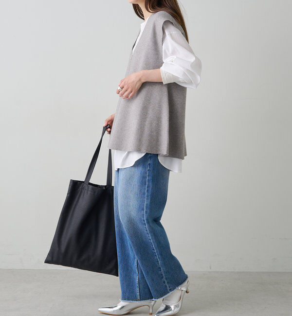  「ミラノリブニットベスト」|ニット・セーター|