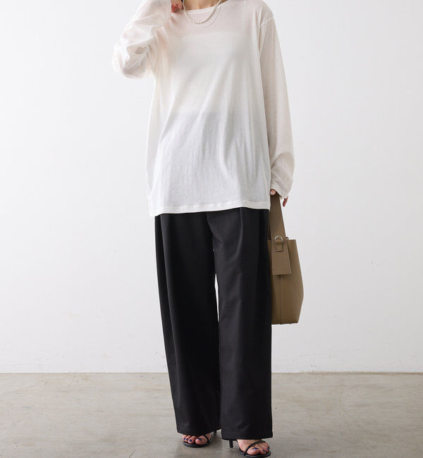  「【リバイバル】コットンシアークルーネックカットソー」|Tシャツ・カットソー|