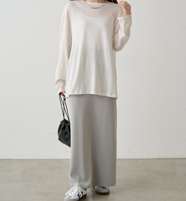  「【リバイバル】コットンシアークルーネックカットソー」|Tシャツ・カットソー|