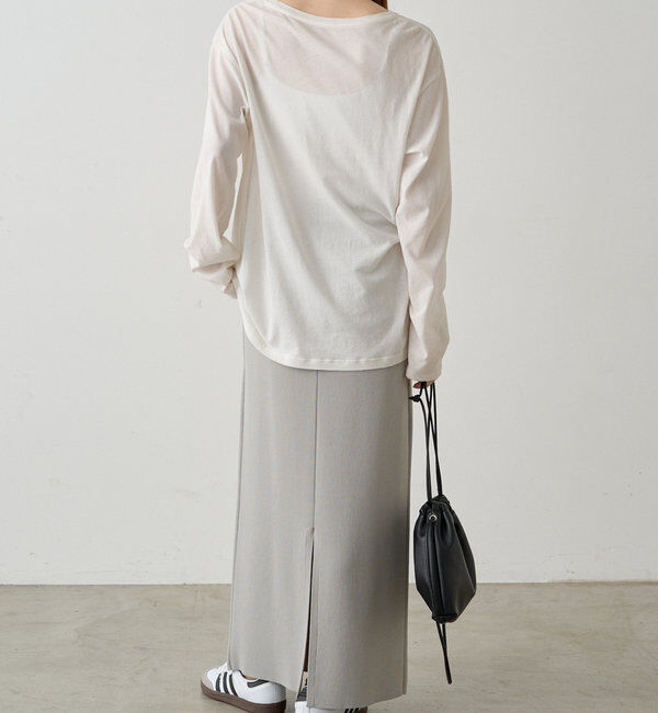  「【リバイバル】コットンシアークルーネックカットソー」|Tシャツ・カットソー|