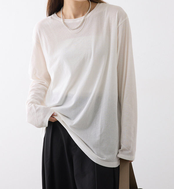  「【リバイバル】コットンシアークルーネックカットソー」|Tシャツ・カットソー|