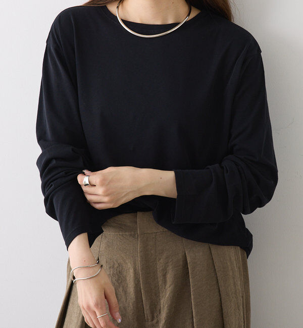  「【リバイバル】コットンシアークルーネックカットソー」|Tシャツ・カットソー|