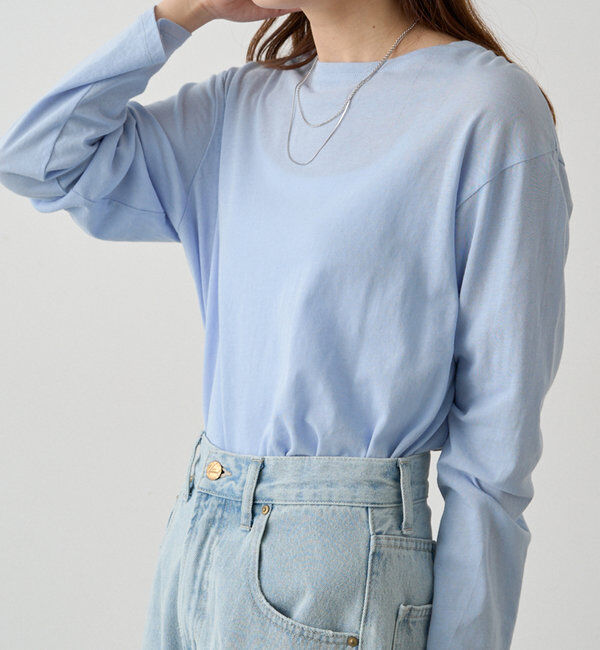  「【リバイバル】コットンシアークルーネックカットソー」|Tシャツ・カットソー|