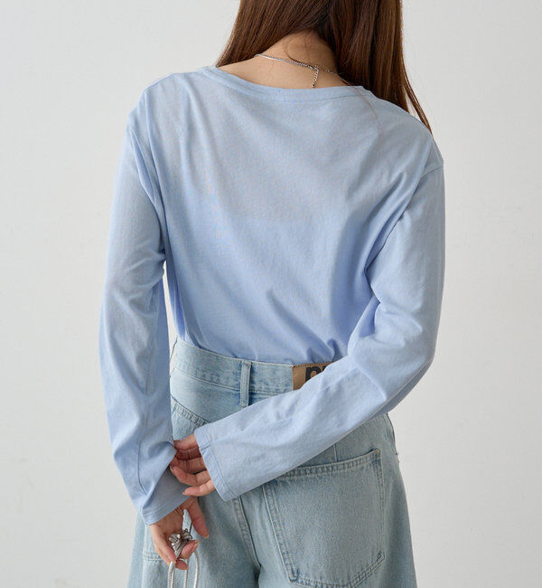  「【リバイバル】コットンシアークルーネックカットソー」|Tシャツ・カットソー|