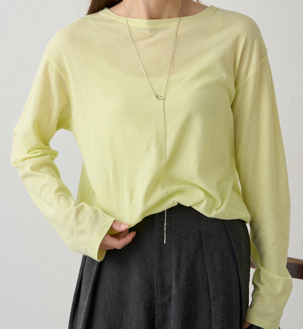  「【リバイバル】コットンシアークルーネックカットソー」|Tシャツ・カットソー|