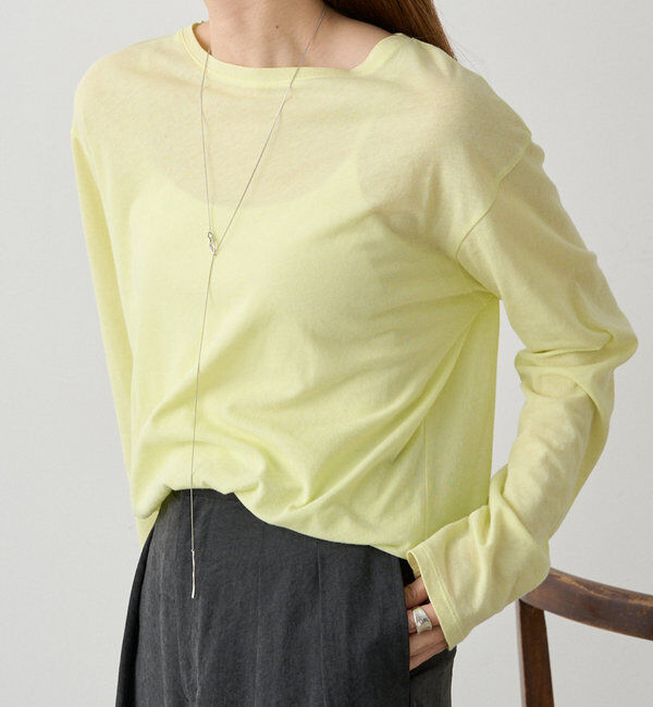  「【リバイバル】コットンシアークルーネックカットソー」|Tシャツ・カットソー|