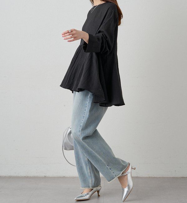  「シアーペプラムブラウス」|プルオーバー|