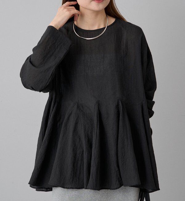  「シアーペプラムブラウス」|プルオーバー|