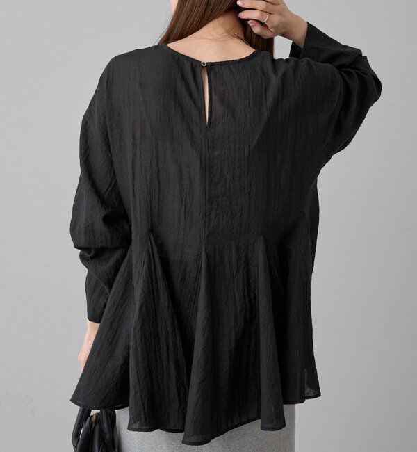  「シアーペプラムブラウス」|プルオーバー|