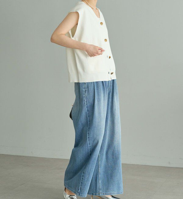  「【Du noir】ニットジレベスト」|ニット・セーター|