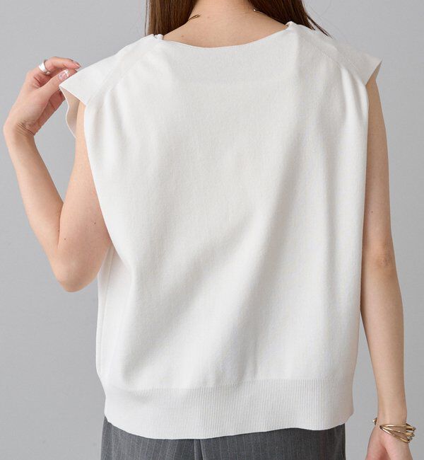  「【Du noir】ニットジレベスト」|ニット・セーター|